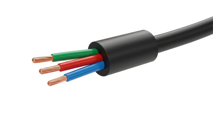 Isolated Electric Cable