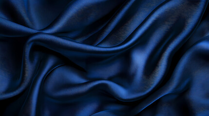 Obraz premium Dark phantom blue natural cotton linen textile texture background banner wall paper. Phantom Steel. Illustration