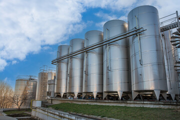Modern wine production plant