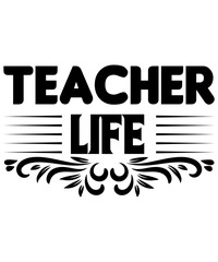 techer svg t-shirt design