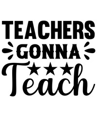 techer svg t-shirt design