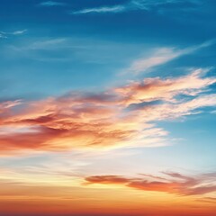 Fototapeta premium Warm Sunset Gradient with Vignette Effect