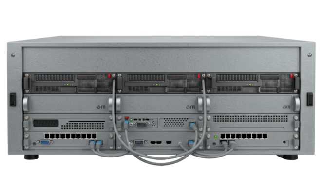 Isolated Server Rack System