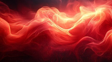 Obraz premium Plasma flame wave with smoky twist high resolution picture