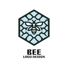 Bee Vector Logo Design