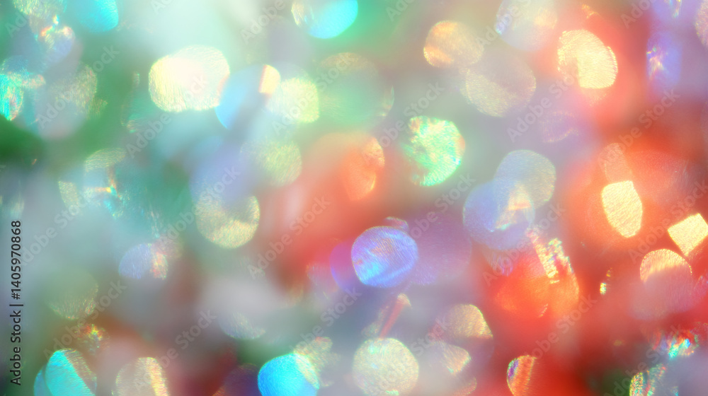 Aufkleber abstract background of soft focus bokeh lights