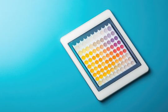 Digital Tablet Displays Ishihara Test Plate for Color Vision Assessment in Clinical Setting