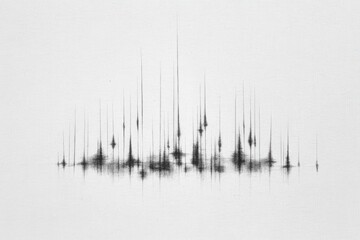 Fine Vertical Ink Lines Create an Abstract Pattern on Rough Rice Paper Showcasing Artistic Expression