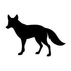 Download high resolution fox silhouette vector image for free use in your design projects today