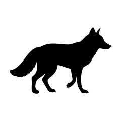 Download high quality black fox silhouette vector image for free graphic design projects today