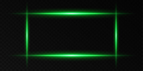 Neon futuristic door frame with glowing effect of lines, LED, realistic, vector, portal, black background, Vibrant soft neon light geometric shapes.