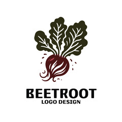 Obraz premium Beetroot Vector Logo Design