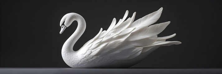 Serenity in Motion: An Artistic Ode to the Elegance of the Swan