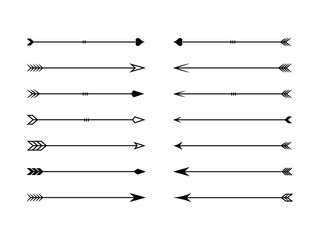 Hand Drawn Brush Mega set of vector arrows. Arrow icon. Hand-Drawn Brush Arrows Mega Set  Large Collection of Vector Arrow Icons for Design and Infographics