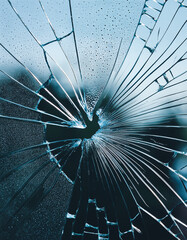broken glass background