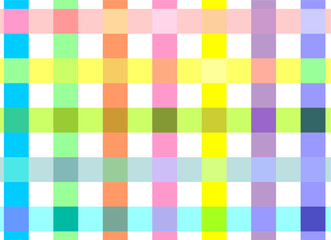 Colorful overlapping stripes