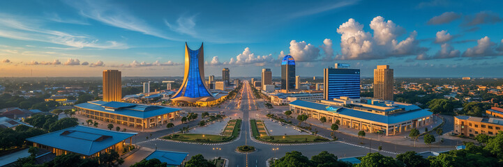 city ​​of Yamoussoukro Cote d Ivoire