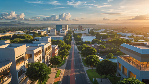 city ​​of Yamoussoukro Cote d Ivoire