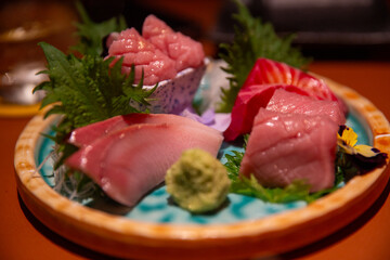 Very fresh sashimi