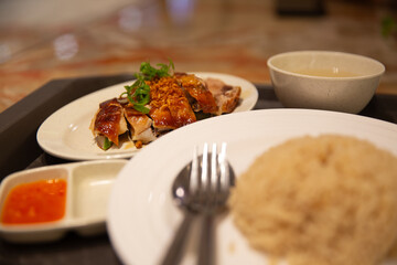 Malaysian Style Chicken Rice