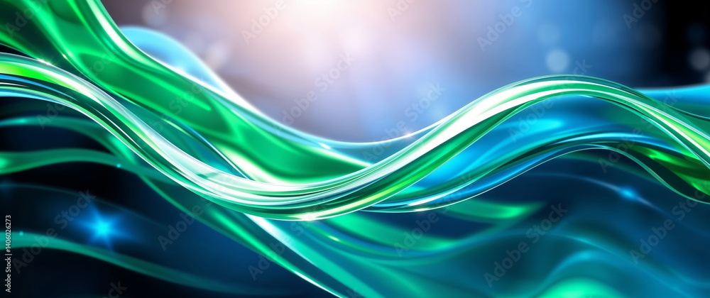 Leinwandbilder smooth and elegant curves intertwine, forming a visually captivating design