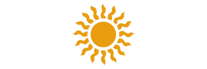 Fototapeta premium Energy renewal sun icon a minimal circular design and soft glow representing renewal and natural energy offering open areas for themes of positivity and life