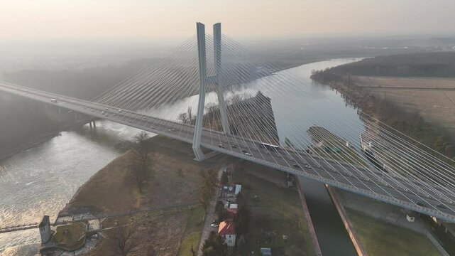 Most Rędziński AOW Wrocław, Jaz Rędzin