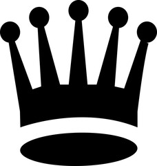 Crown icon set., king, gold