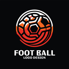 Foot Ball Vector Logo Design