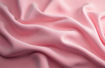 Smooth pink velvet texture with soft gradients and subtle shine. Creates playful chic aesthetic. Gentle tone for design inspiration. Ideal romantic feminine background. Minimalist modern art.