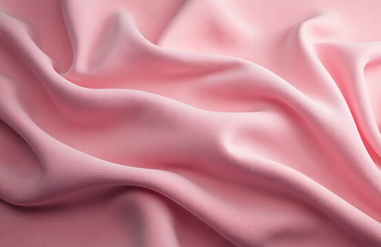 Fototapeta Smooth pink velvet texture with soft gradients and subtle shine. Creates playful chic aesthetic. Gentle tone for design inspiration. Ideal romantic feminine background. Minimalist modern art.