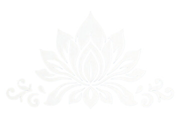 Obraz premium Harmony peace flower icon rounded lines and soft accents symbolizing tranquility and wellness surrounded by clean space for text and balancethemed messages