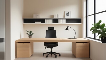 Scandinavian Style Home Office Decor