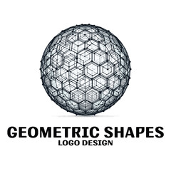 Geometric Shapes Vector Logo Design