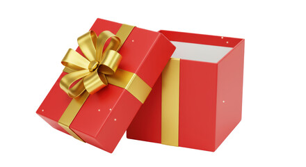 Isolated Open Gift Box