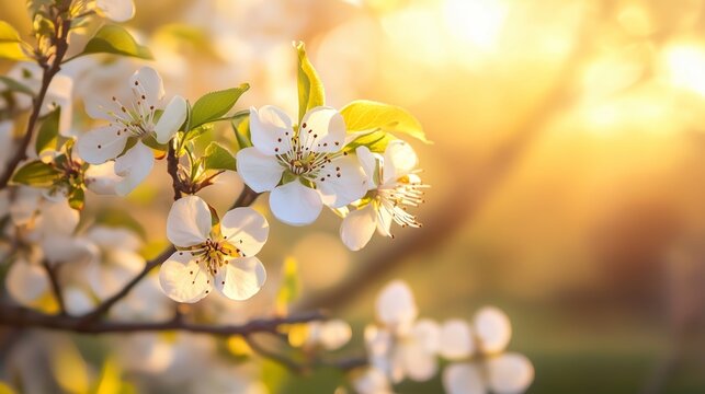 Sanfte Fr&uuml;hlingsbl&uuml;te und zarte Farben der aufkeimenden Natur