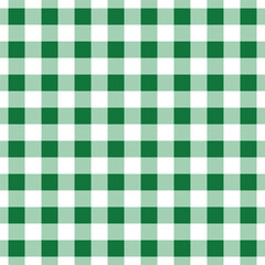 Cute trendy and fashionable pine green simple gingham checkered pattern background template design element