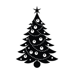 abstract christmas tree