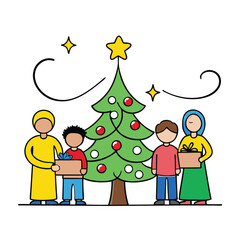 Vintage Elegant Islamic Eid Greeting Card