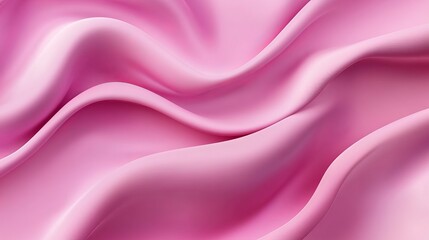 Obraz premium Close up shot of soft pink fabric with gentle folds and subtle shadows creating a smooth texture