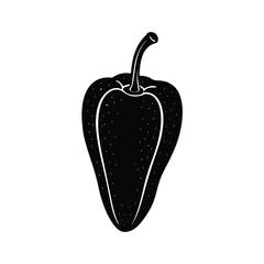 pepper on a white background