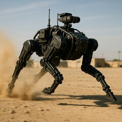 military robot cyborg prototype