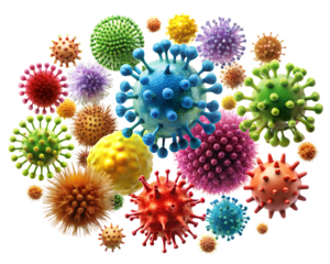 3d rendered illustration of a virus