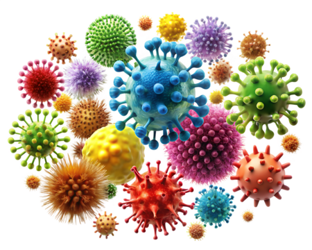 3d rendered illustration of a virus