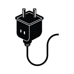 Isolated Smart Plug on White Background