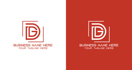 Letter DG Logo Design for beauty, fashion brands and photography