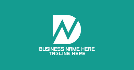 Letter DN Logo Design Symbol, Moderen DN Logo Or N logo Symbol