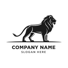 Powerful lion logo design (1)