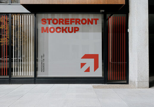 Window Storefront Mockup