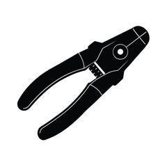 Isolated Crimping Tool on White Background